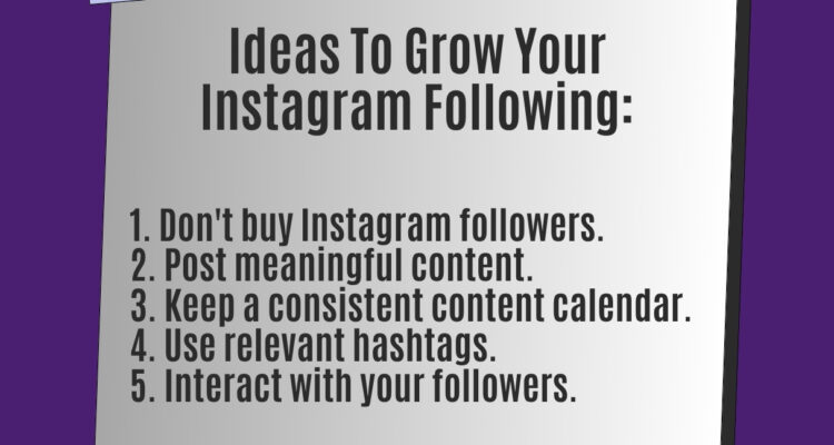5 ways to grow your Instagram following